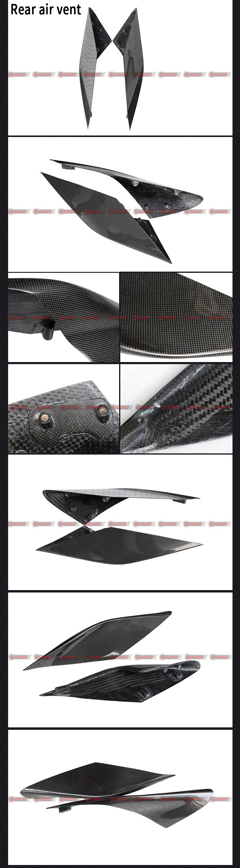 فتحة هواء خلفية لسيارة فيراري F8