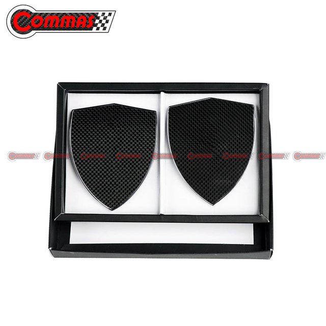 علامة درع حاجز من ألياف الكربون لسيارة فيراري F12