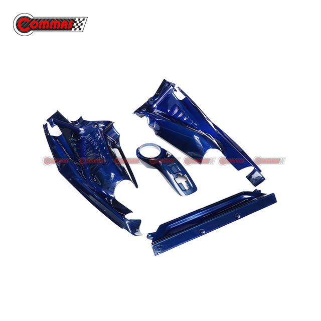 غطاء طقم هيكل المحرك من ألياف الكربون بتصميم منصوري لسيارة فيراري F8