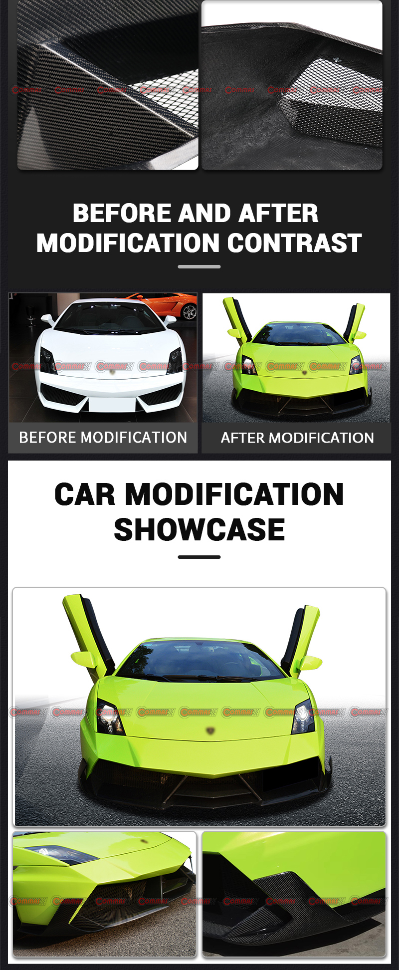 طقم هيكل لامبورغيني جالاردو داروين برو ستايل