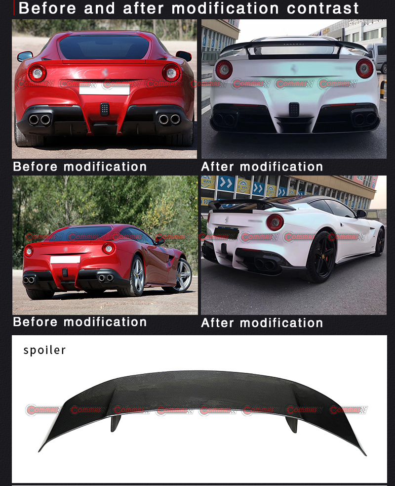  سبويلر خلفي لسيارة فيراري F12