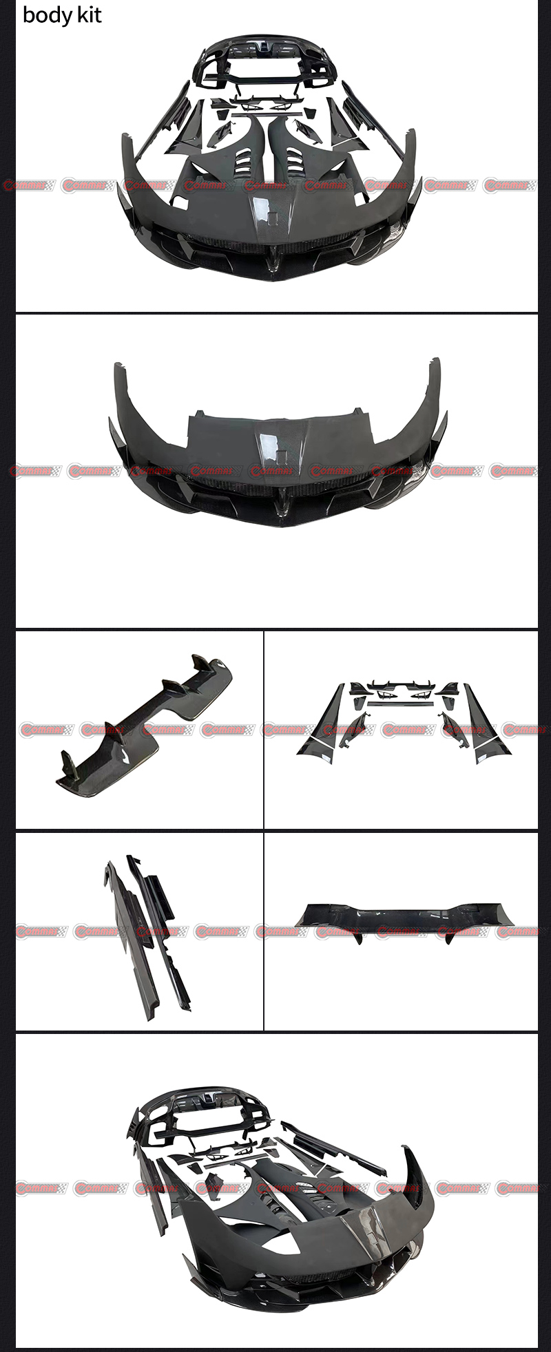 طقم هيكل منصوري ستايل لسيارة فيراري 812