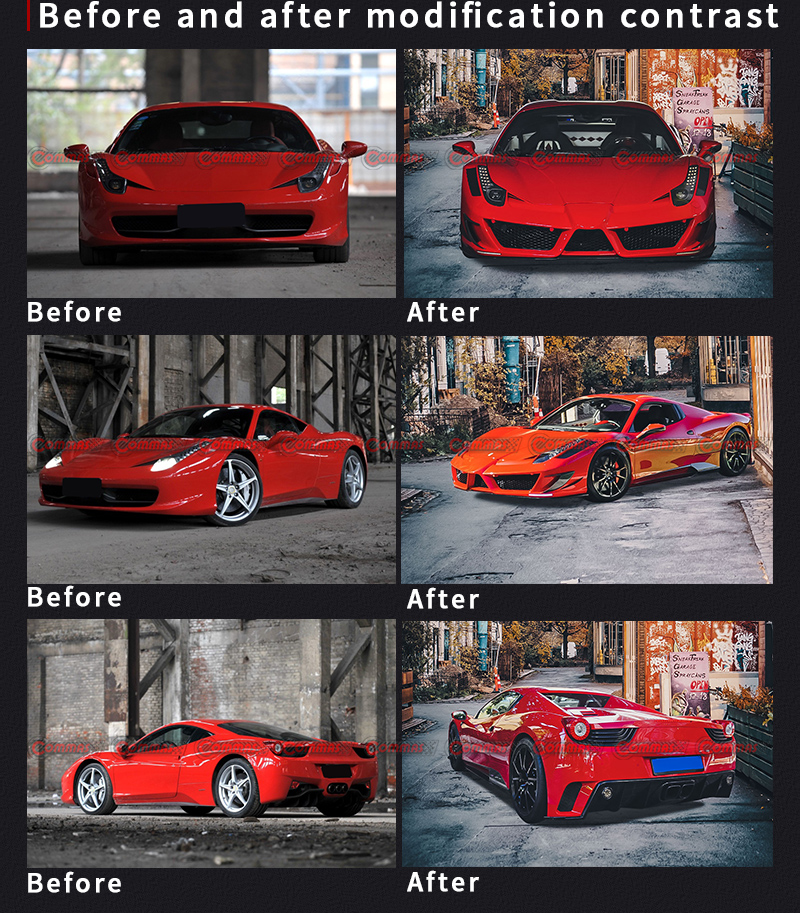 فيراري 458 مانسوري بوديكيت