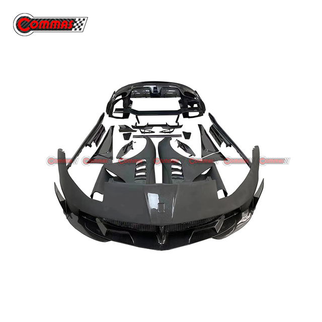 طقم هيكل من منصوري ستايل مصنوع من ألياف الكربون لسيارة فيراري 812