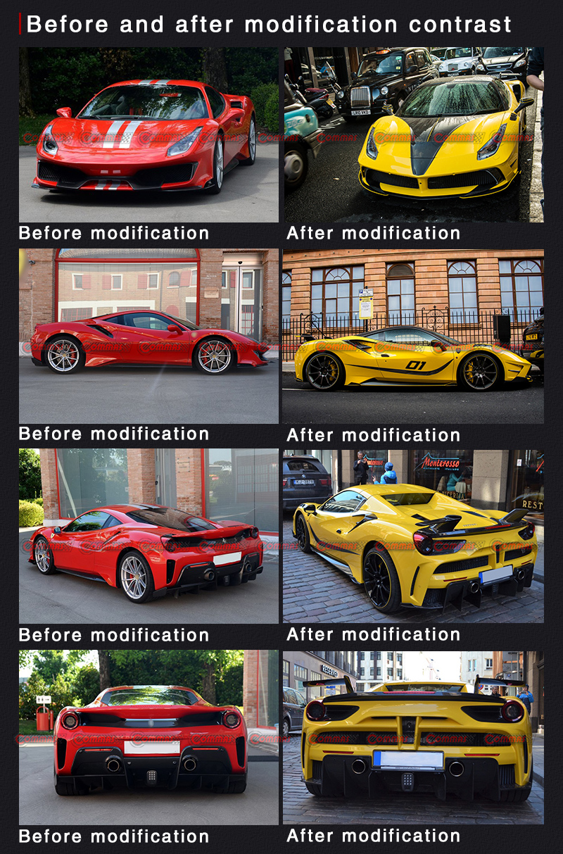 فيراري 488 جي تي بي مانسوري بوديكيت