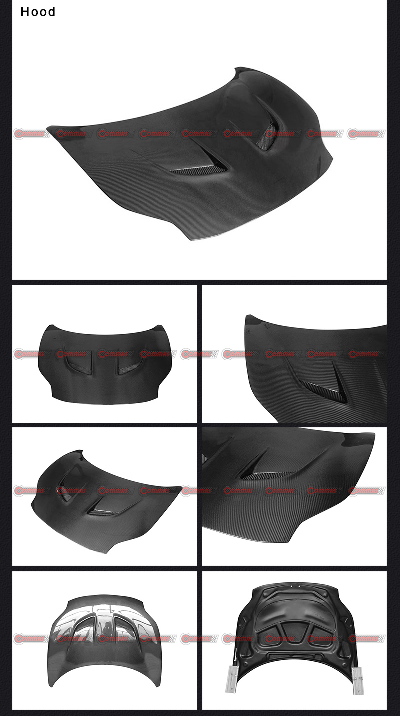 غطاء محرك الأشرعة السوداء F458