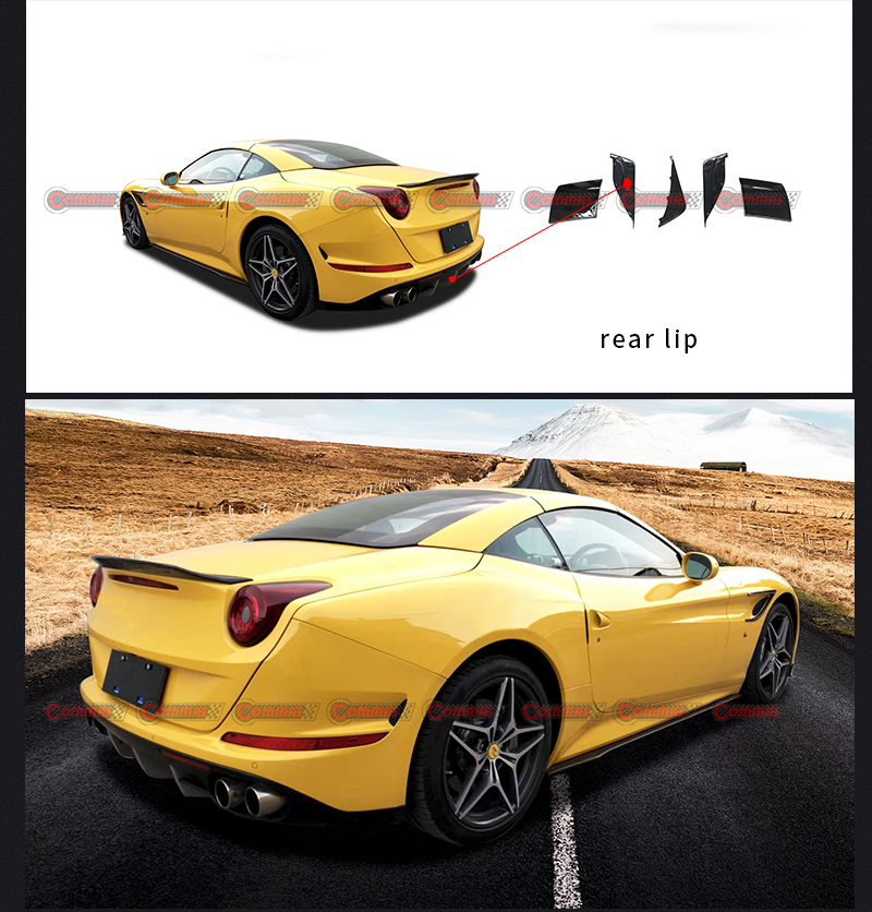 الناشر الخلفي الكربوني من فيراري كاليفورنيا