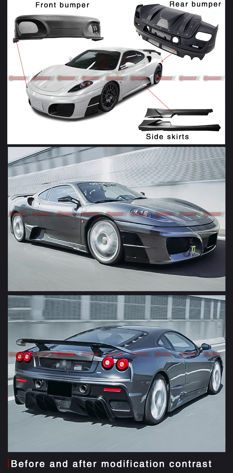 طقم الجسم f430 ASI