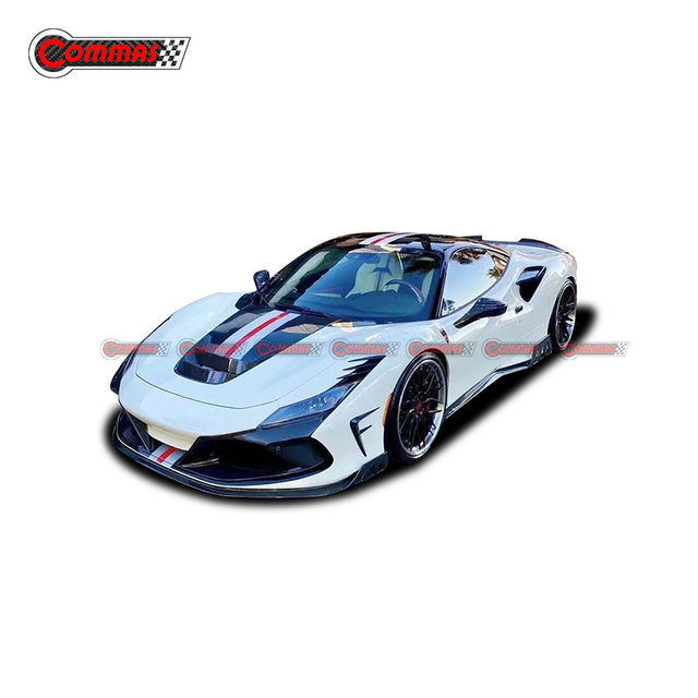 طقم هيكل من ألياف الكربون من Keyvany لسيارة فيراري F8