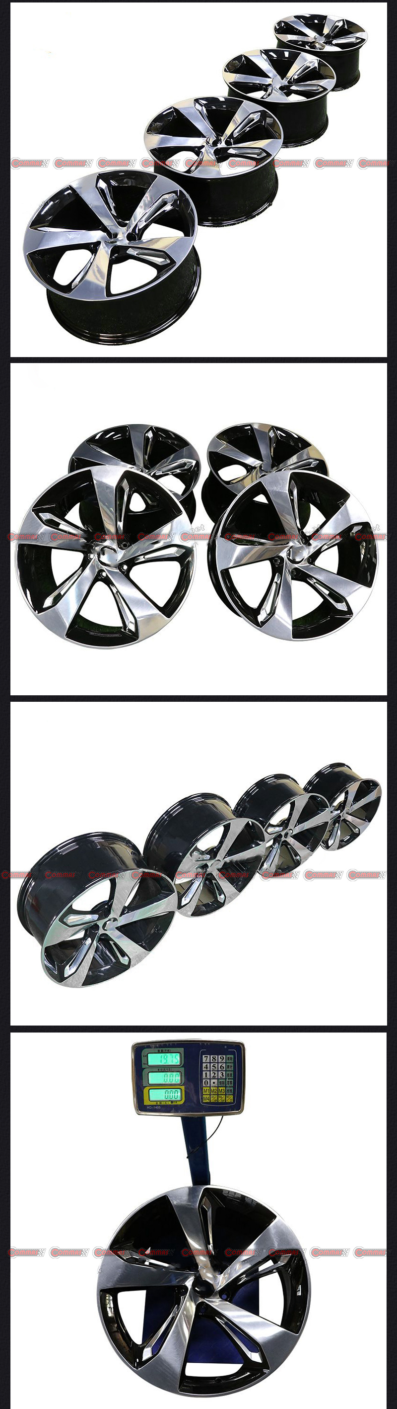 حواف عجلة بنتايجا منحنية