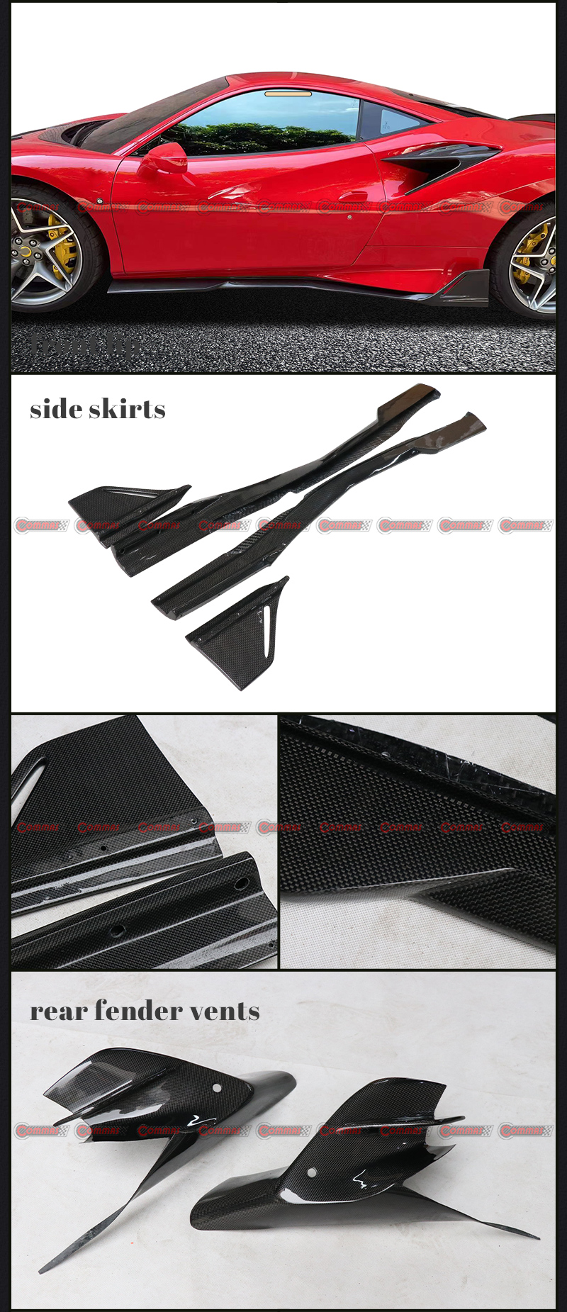 فيراري إف 8طقم الجسم