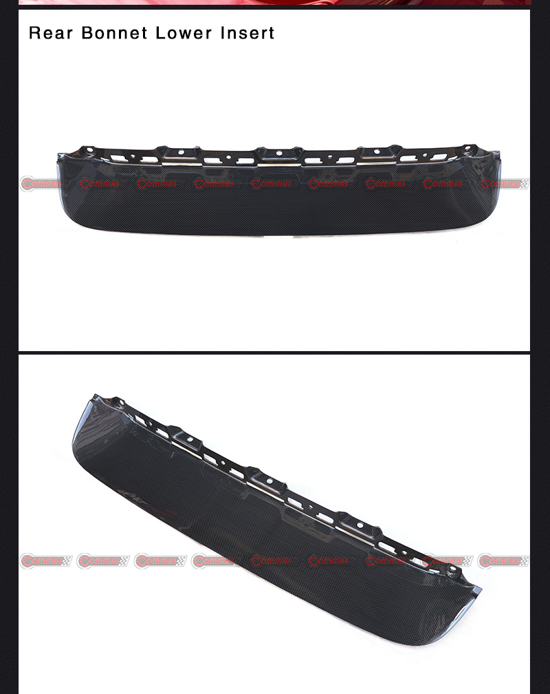 فيراري 812 غطاء محرك السيارة الخلفي السفلي