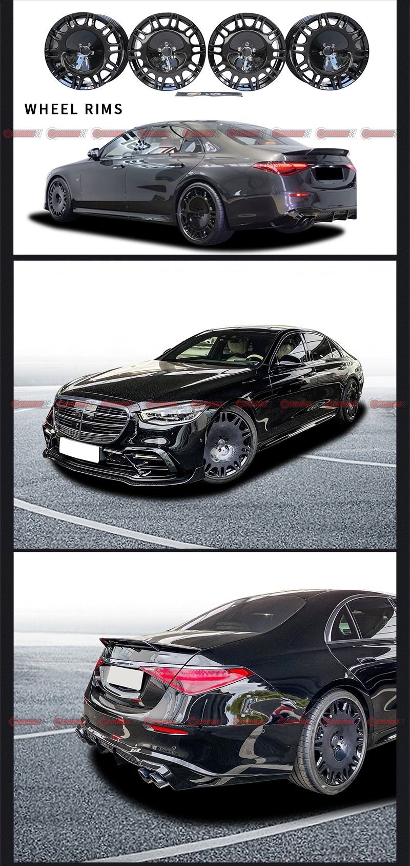 برابوس مرسيدس بنز فئة s جنوط العجلات