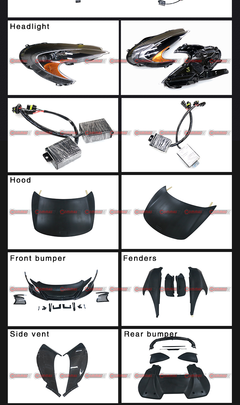 طقم هيكل ماكلارين mp4 ترقية 650s