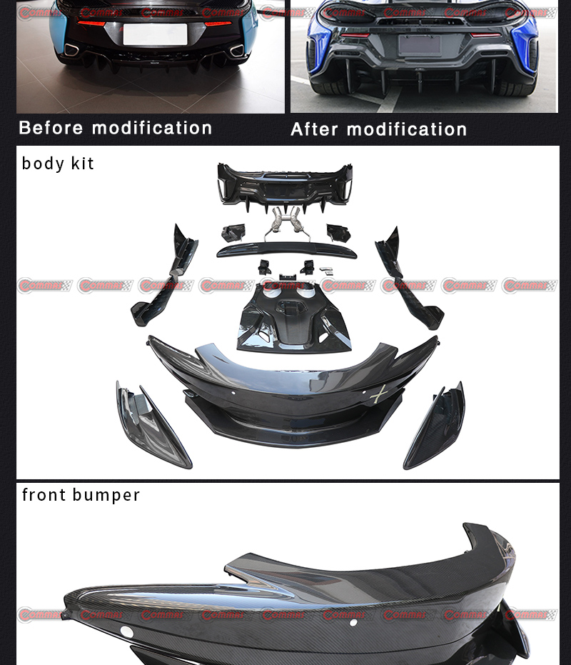 طقم جسم مكلارين 540C 570S 600LT