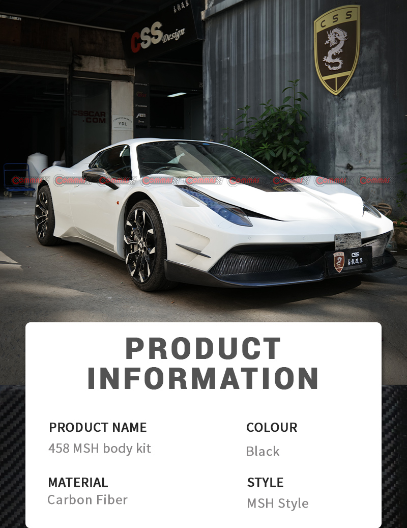 طقم هيكل فيراري 458 ميشا