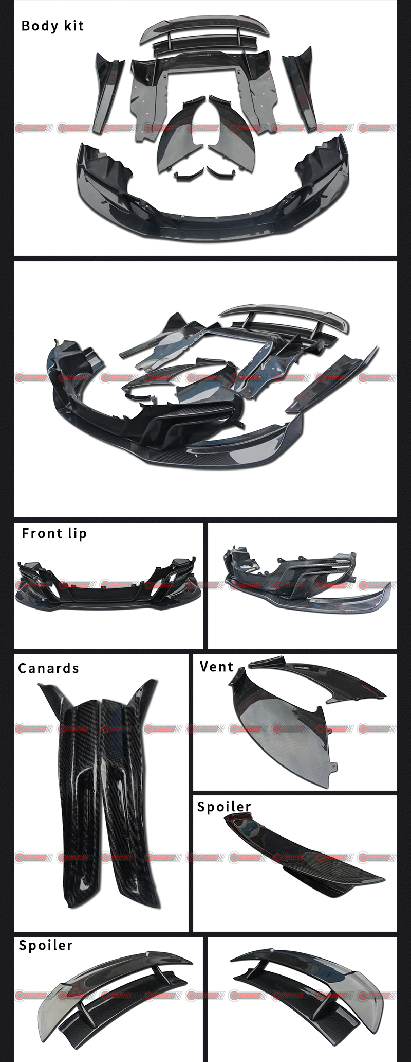 طقم هيكل ماكلارين إم بي 4 دي إم سي ستايل