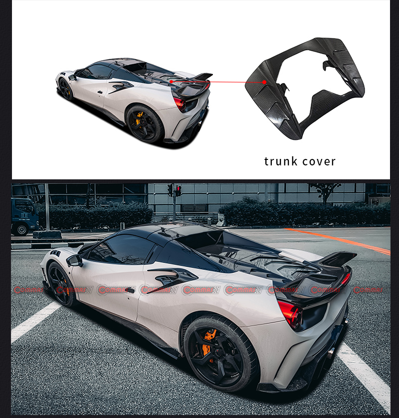 فيراري 488 غطاء صندوق السيارة منصوري