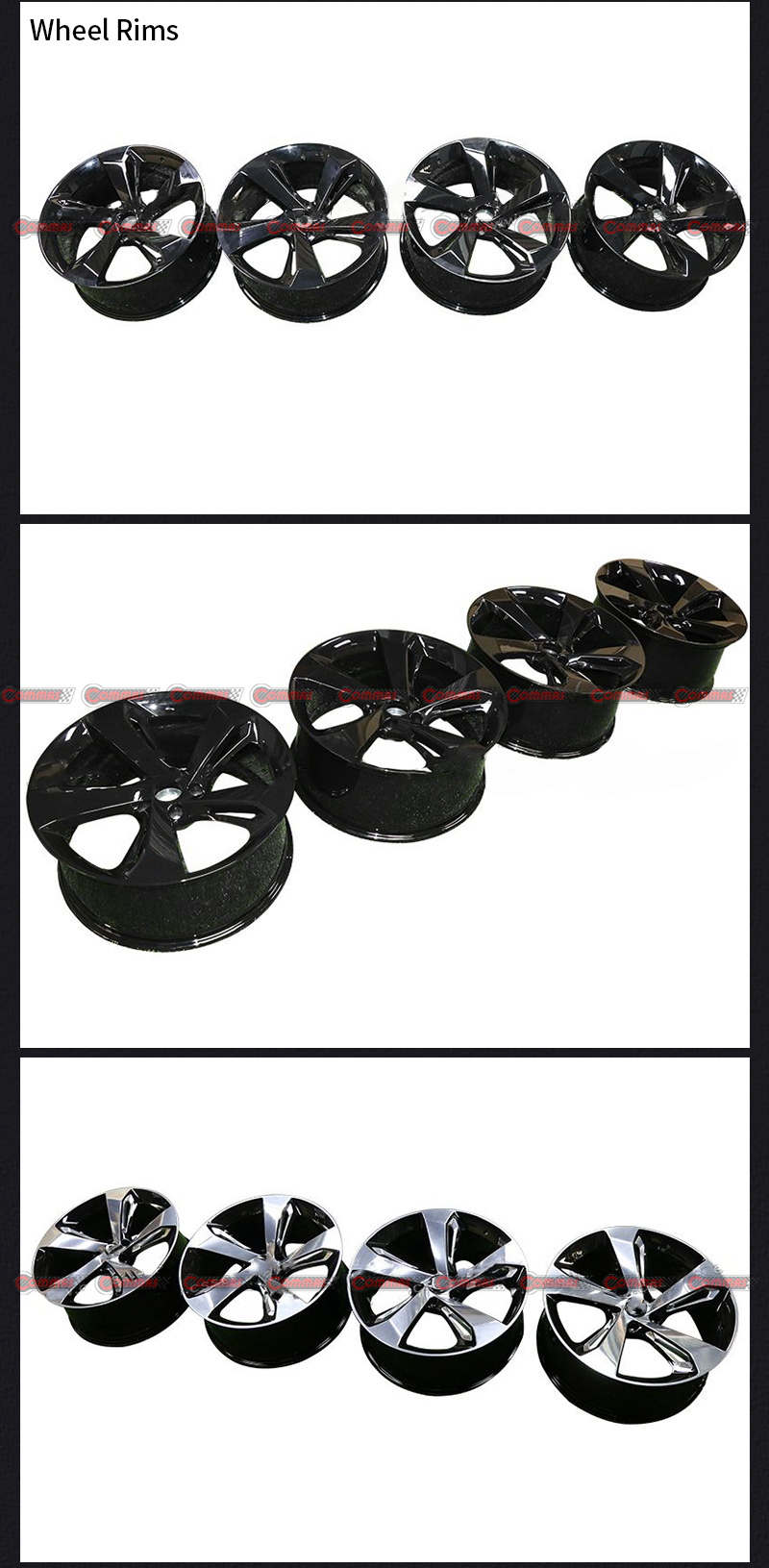 حواف عجلة بنتايجا منحنية