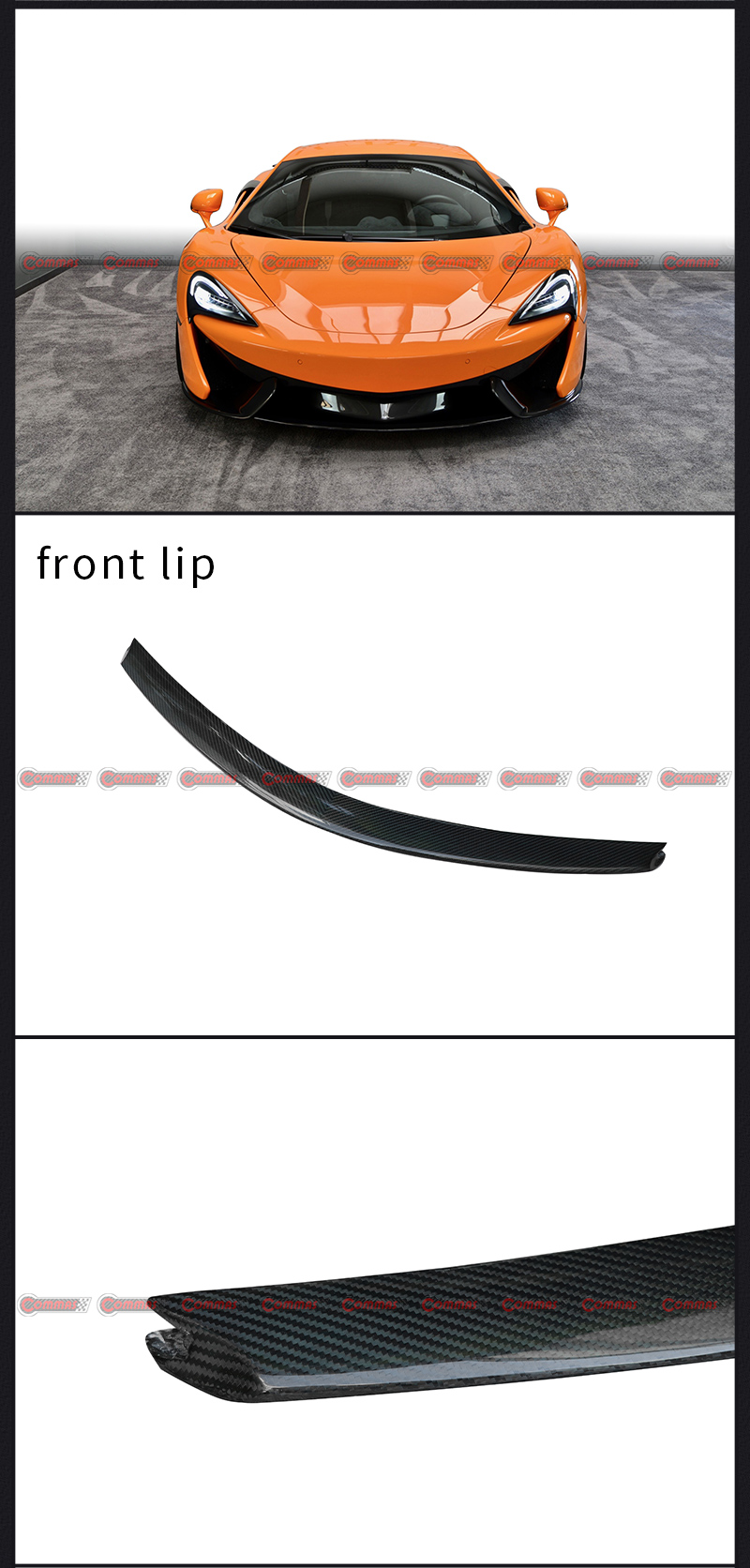 نوفيتيك ماكلارين 540 سي الشفة الأمامية