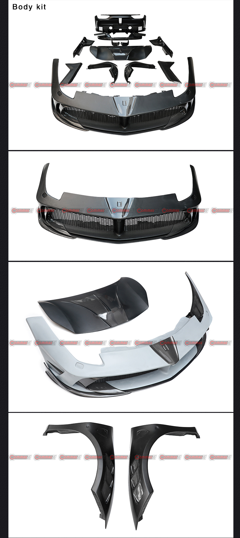 طقم هيكل فيراري 488 منصوري