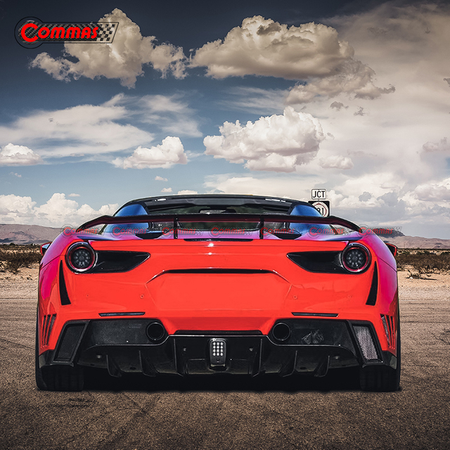 جناح خلفي من ألياف الكربون من نوفيتيك روس لسيارة فيراري 488 GTB