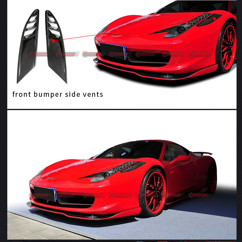 فيراري 458 فتحة تهوية جانبية للمصد الأمامي