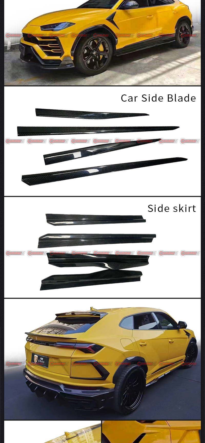 طقم هيكل لامبورغيني أوروس مانسوري ستايل