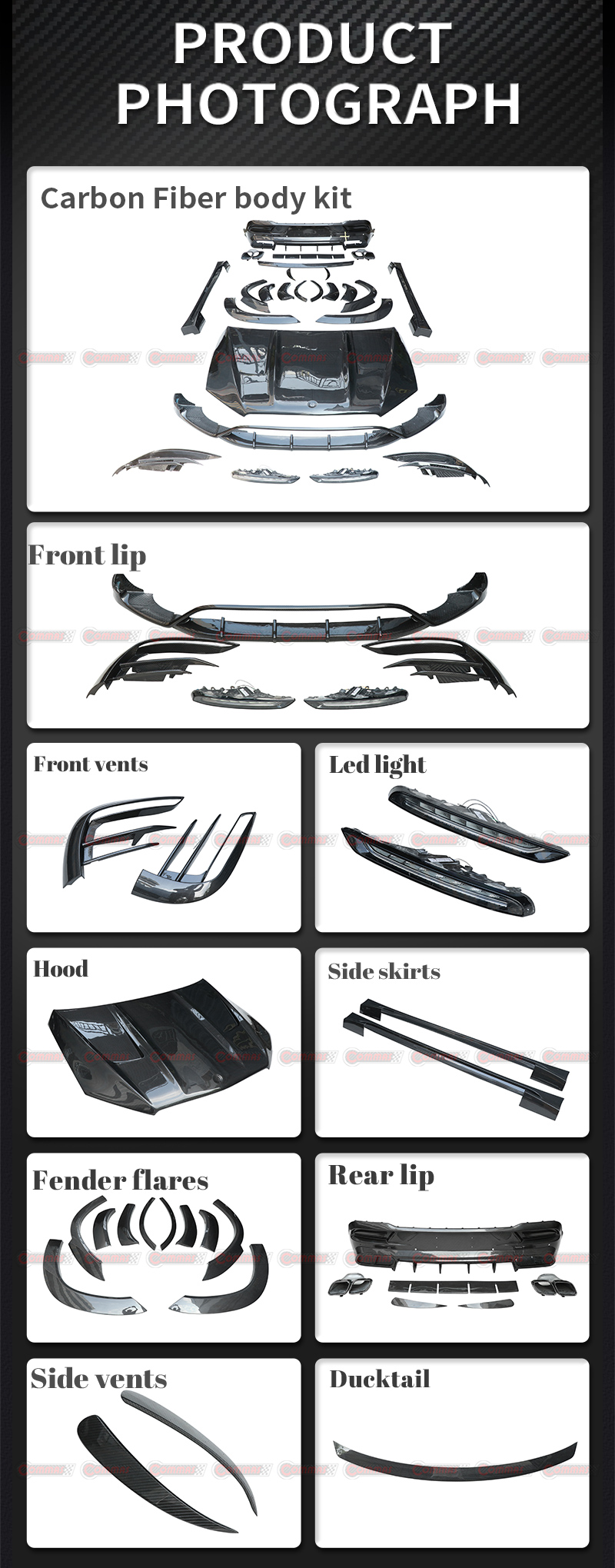 طقم هيكل طراز Topcar مرسيدس بنز gle
