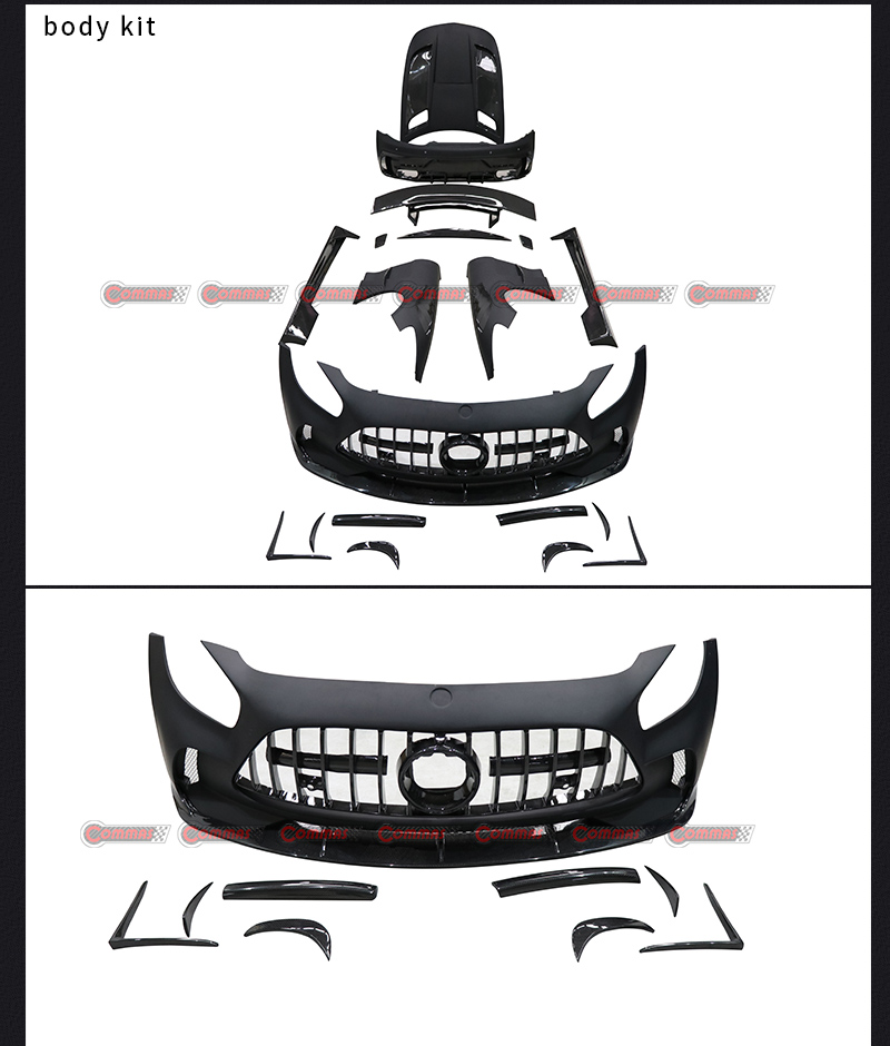 طقم هيكل مرسيدس بنز AMG GT من السلسلة السوداء