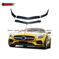 فاصل الشفاه الأمامي من ألياف الكربون طراز Revozport لسيارة Mercedes Benz AMG GT GTS