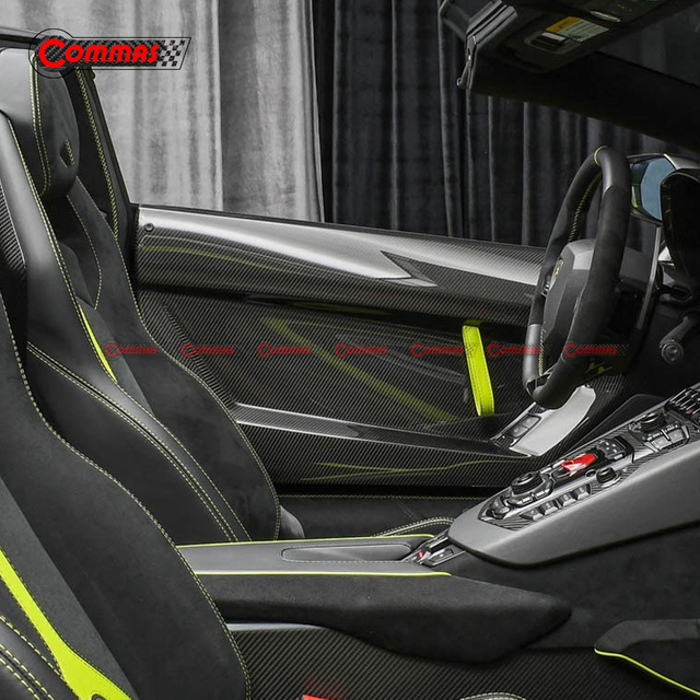 Svj Style Dry Carbon Fiber Auto Door Penal Lamborghini Aventador Lp700 