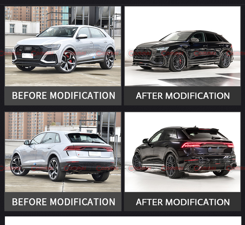 طقم هيكل أودي RSQ8 من ألياف الكربون