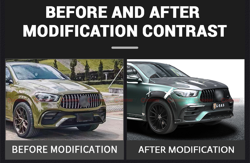 المصد الأمامي طراز Topcar لسيارة مرسيدس بنز gle