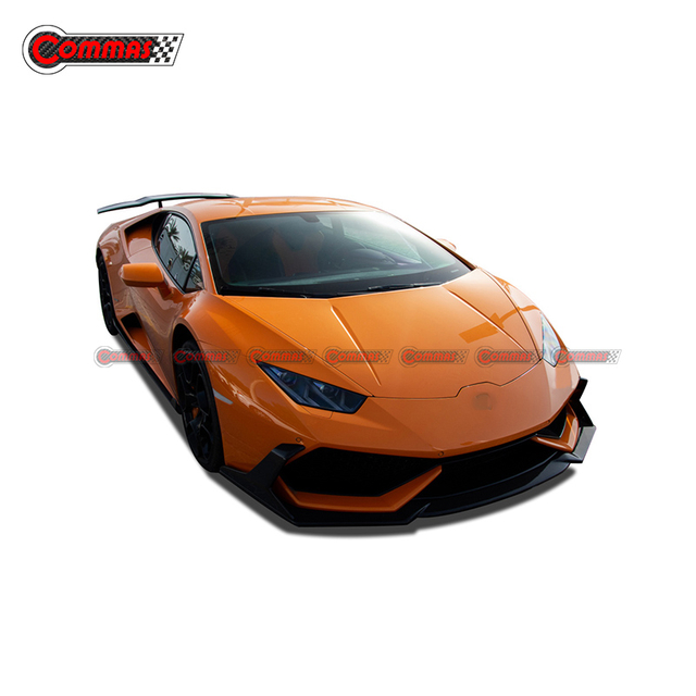 DMC نمط ألياف الكربون الجبهة الشفاه الفاصل لامبورغيني هوراكان LP610