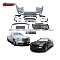 PP Material Front Bumper Grille LED كشافات Bodykit لـ Rolls Royce Ghost III