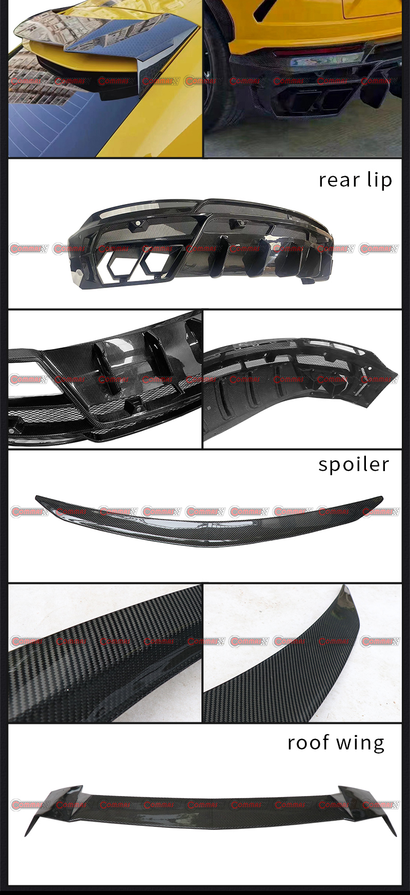 طقم هيكل لامبورغيني أوروس مانسوري ستايل