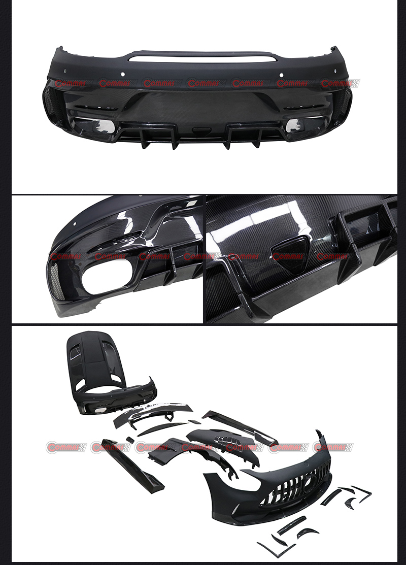 طقم هيكل مرسيدس بنز AMG GT من السلسلة السوداء