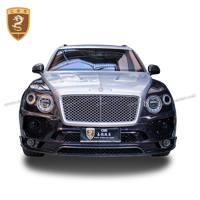 طقم غطاء المحرك للمصد الأمامي من Mansory Style لسيارة Bently Bentayga