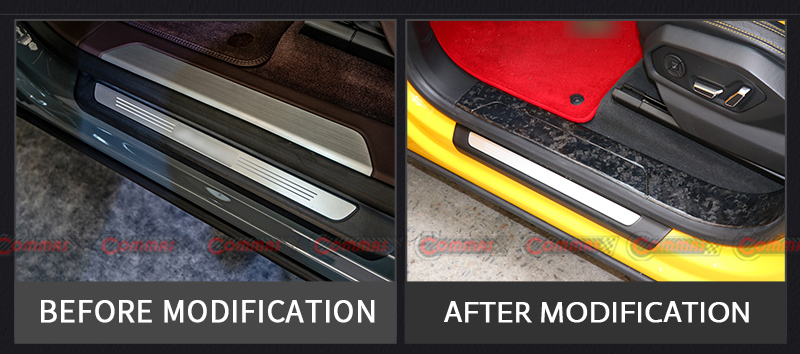 عتبة باب السيارة الداخلية لسيارة لامبورجيني أوروس 