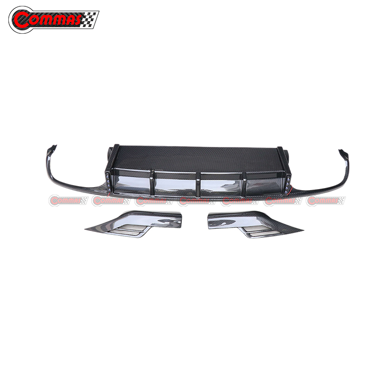 بنتلي بينتايجا لارت ستايل شفة ناشرة هواء خلفية من ألياف الكربون الجافة