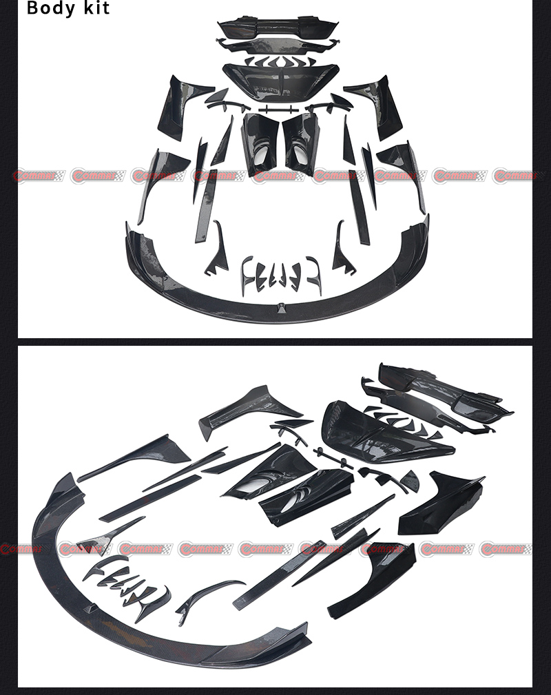 طقم هيكل السيارة العلوي ماكلارين 720s