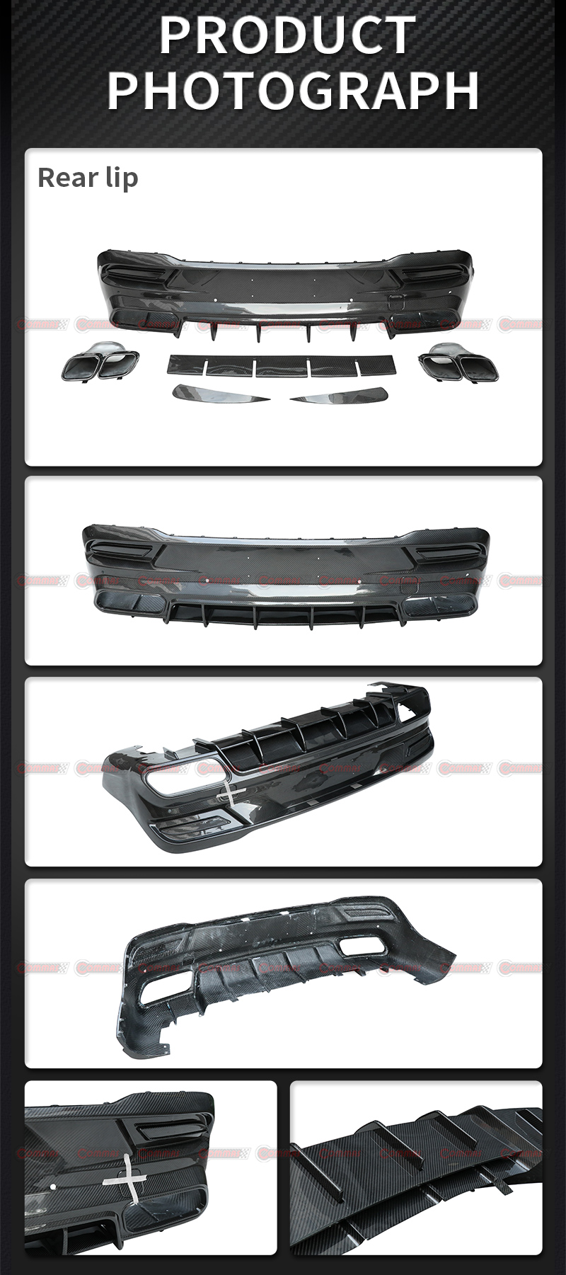 الناشر الخلفي Topcar لمرسيدس بنز gle