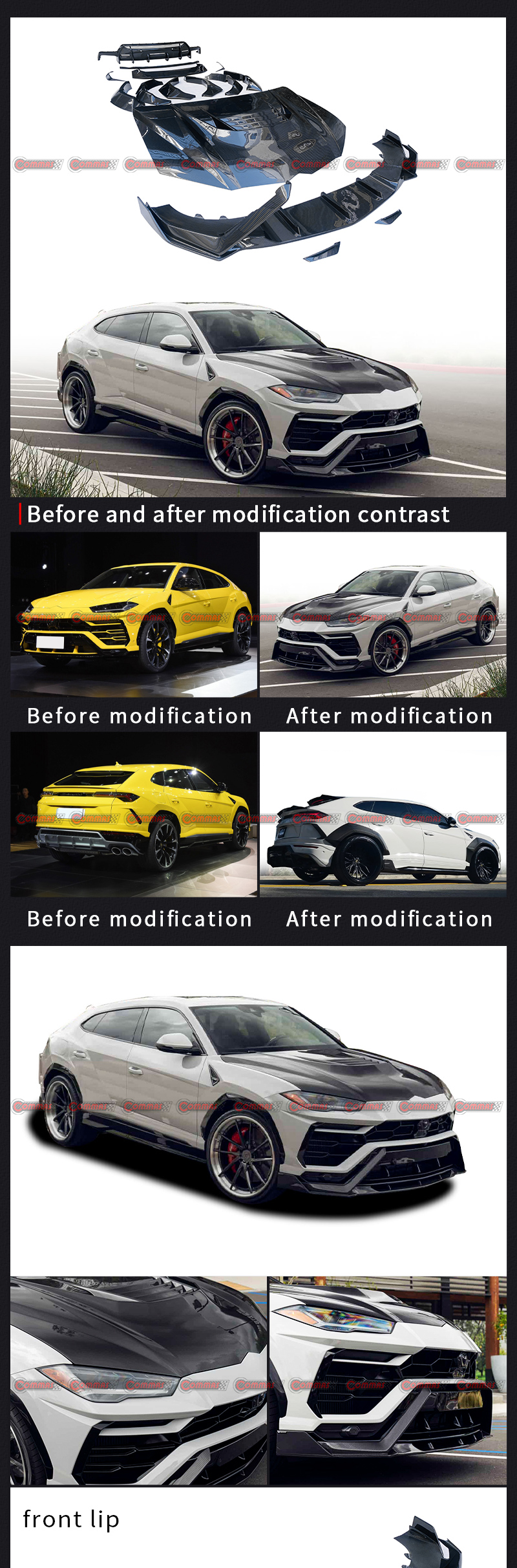 طقم الجسم لامبورغيني أوروس فورستينر