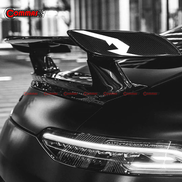 جناح سبويلر خلفي من ألياف الكربون طراز GTR لسيارة Mercedes Benz AMG GT