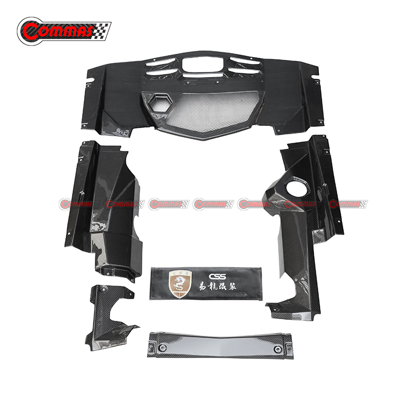 محرك لامبورغيني LP700 من ألياف الكربون من الداخل