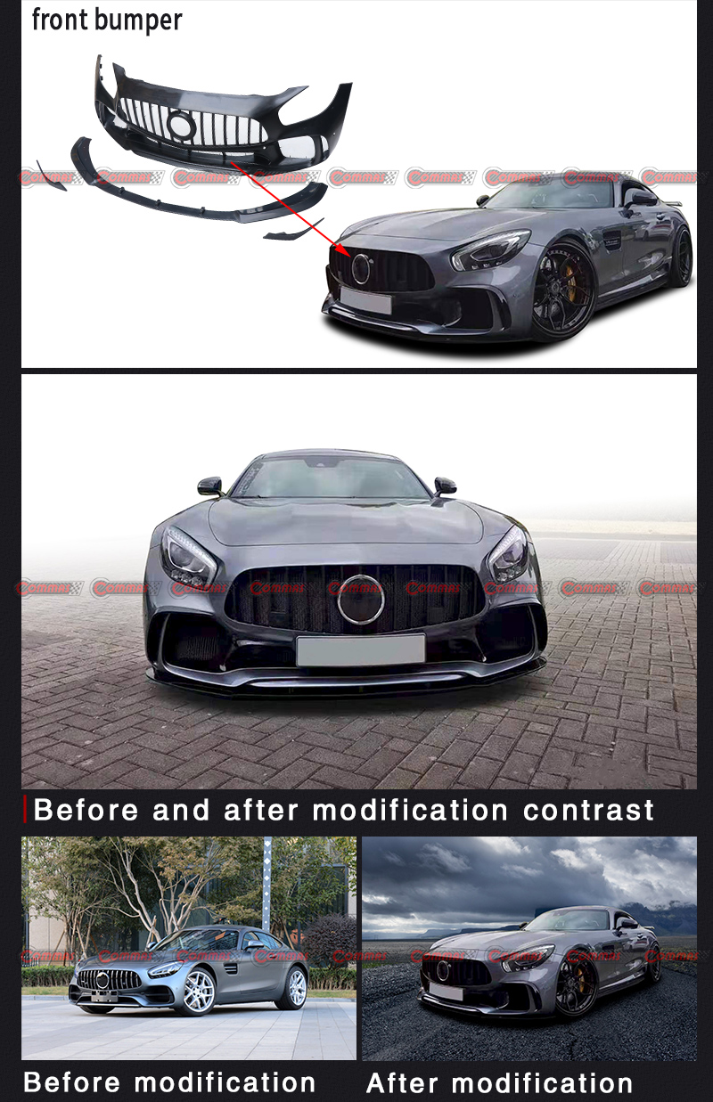 المصد الأمامي طراز PD لسيارة مرسيدس بنز AMG GT
