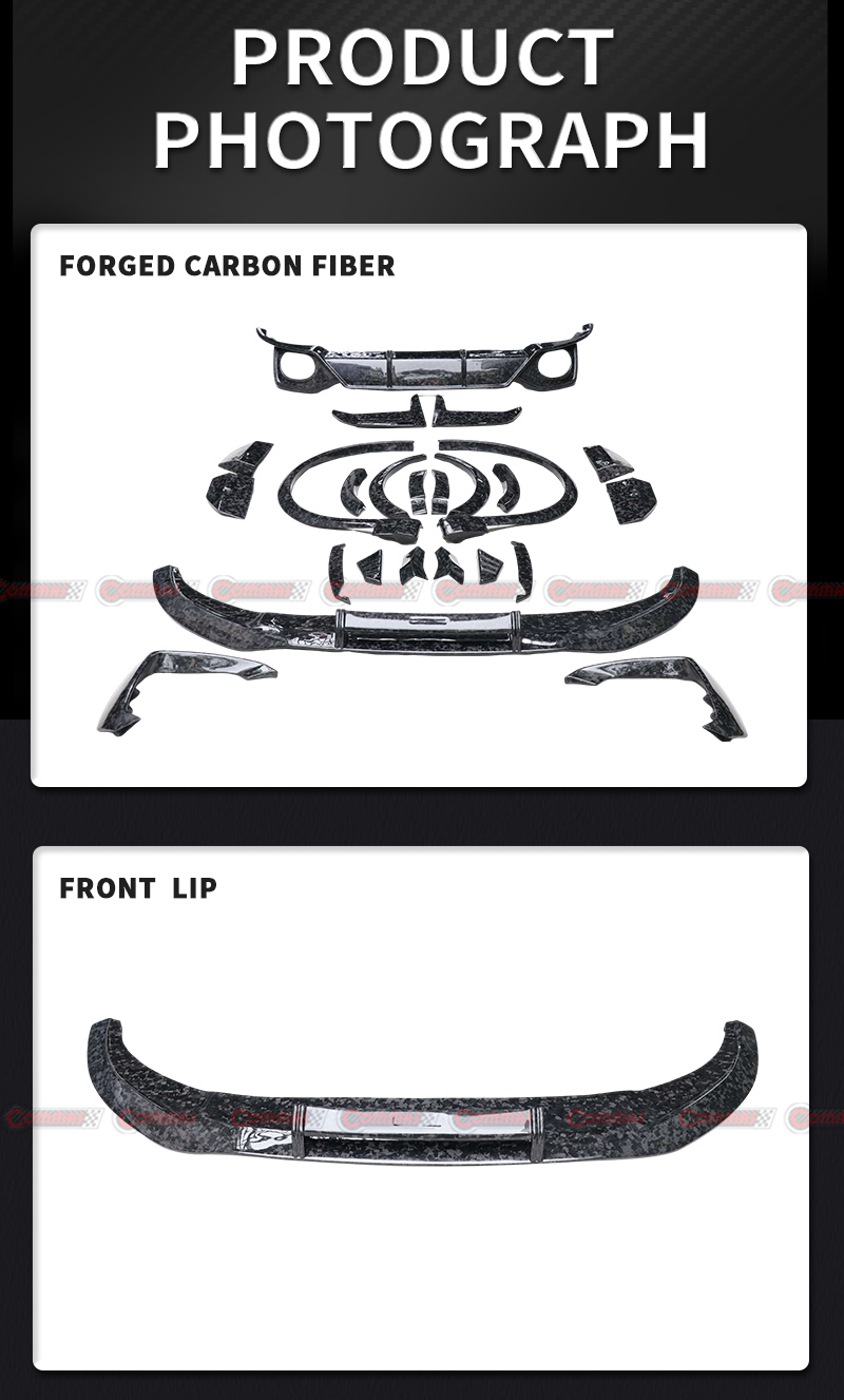 طقم هيكل أودي RSQ8 من ألياف الكربون