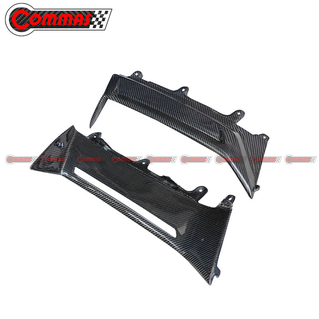 Novitec Style ألياف الكربون الخلفي الحاجز فتحات منفذ الهواء الجانبية ل Lamborghini Aventador Lp700