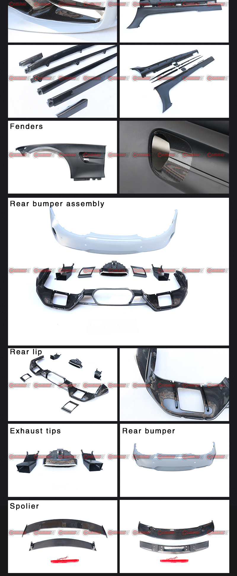 طقم هيكل طراز GTR لـ AMG GT